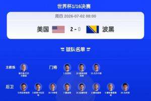 附加赛淘汰意大利！波黑4场丢8球止步32强 1/16决赛多打1人半小时