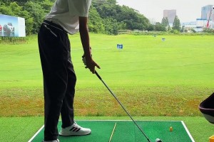 王大雷社媒发布儿子打高尔夫：快跟我一样高了